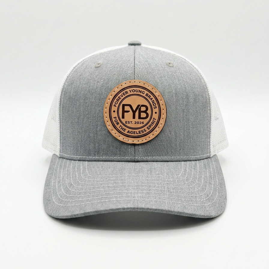 FYB Leather Patch Trucker